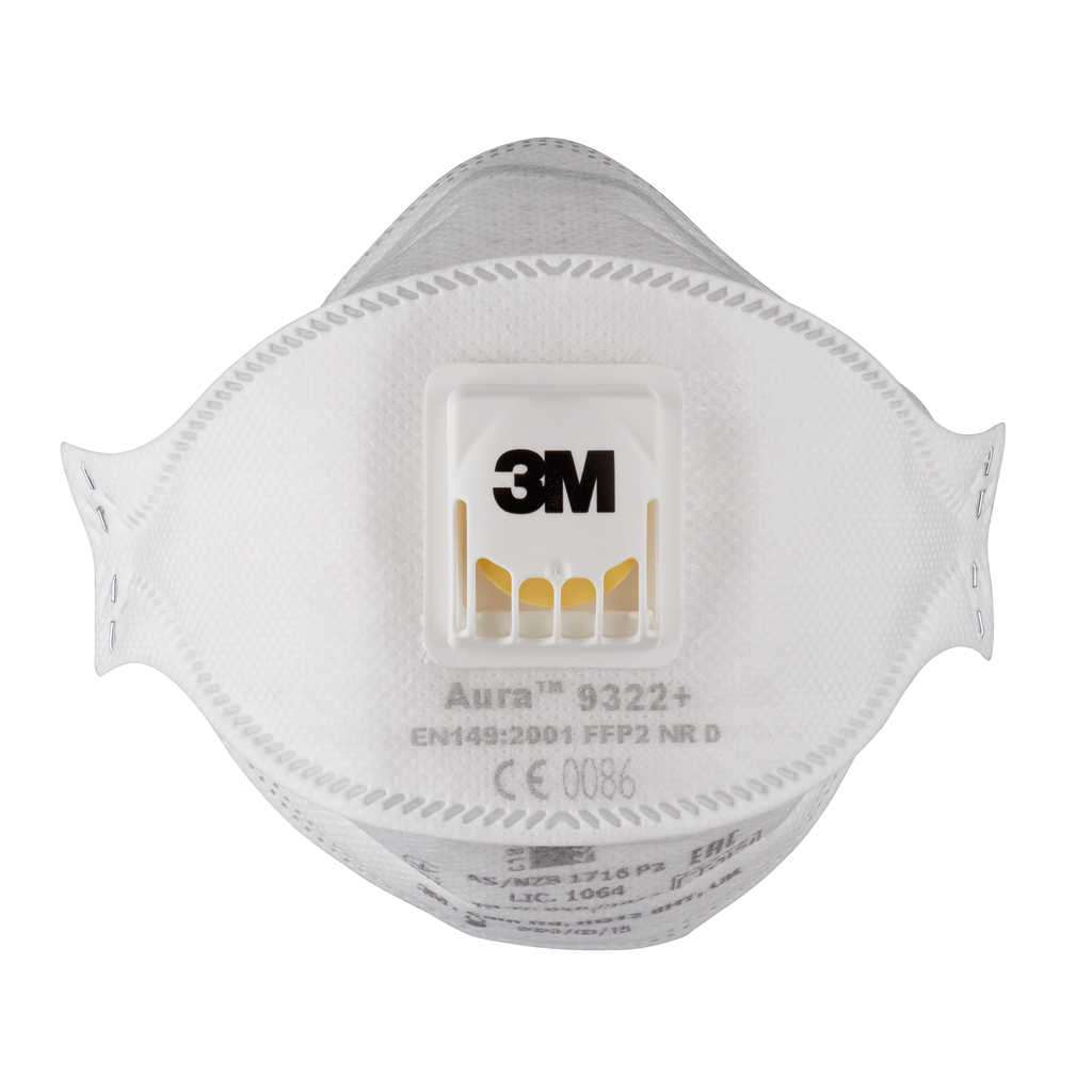 3M™ Aura™ Atemschutzmaske 9322+ FFP2 3M™ Aura™ Atemschutzmaske 9322+ FFP2