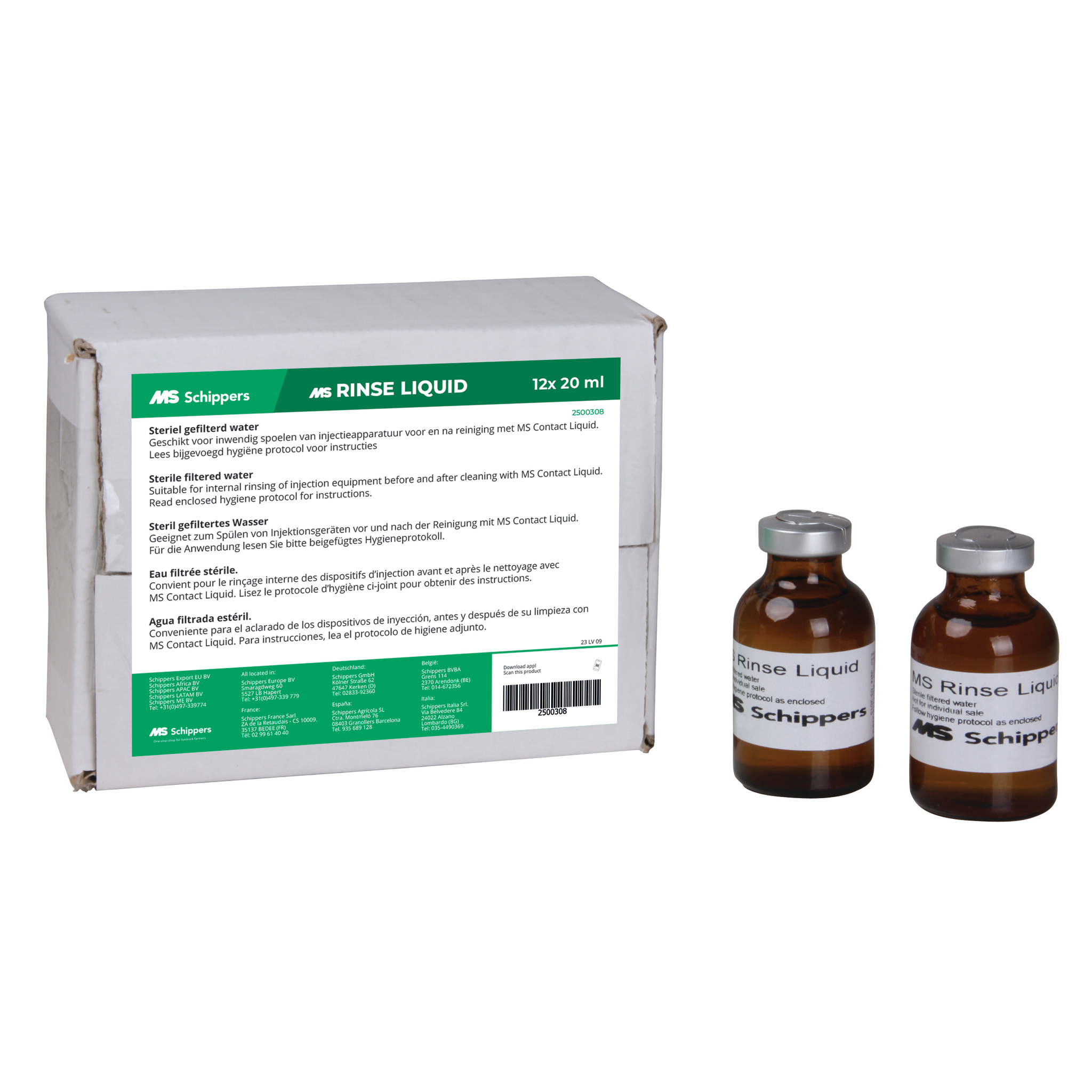 Spare part image MS Rinse liquid 20 ml, 12 Stück