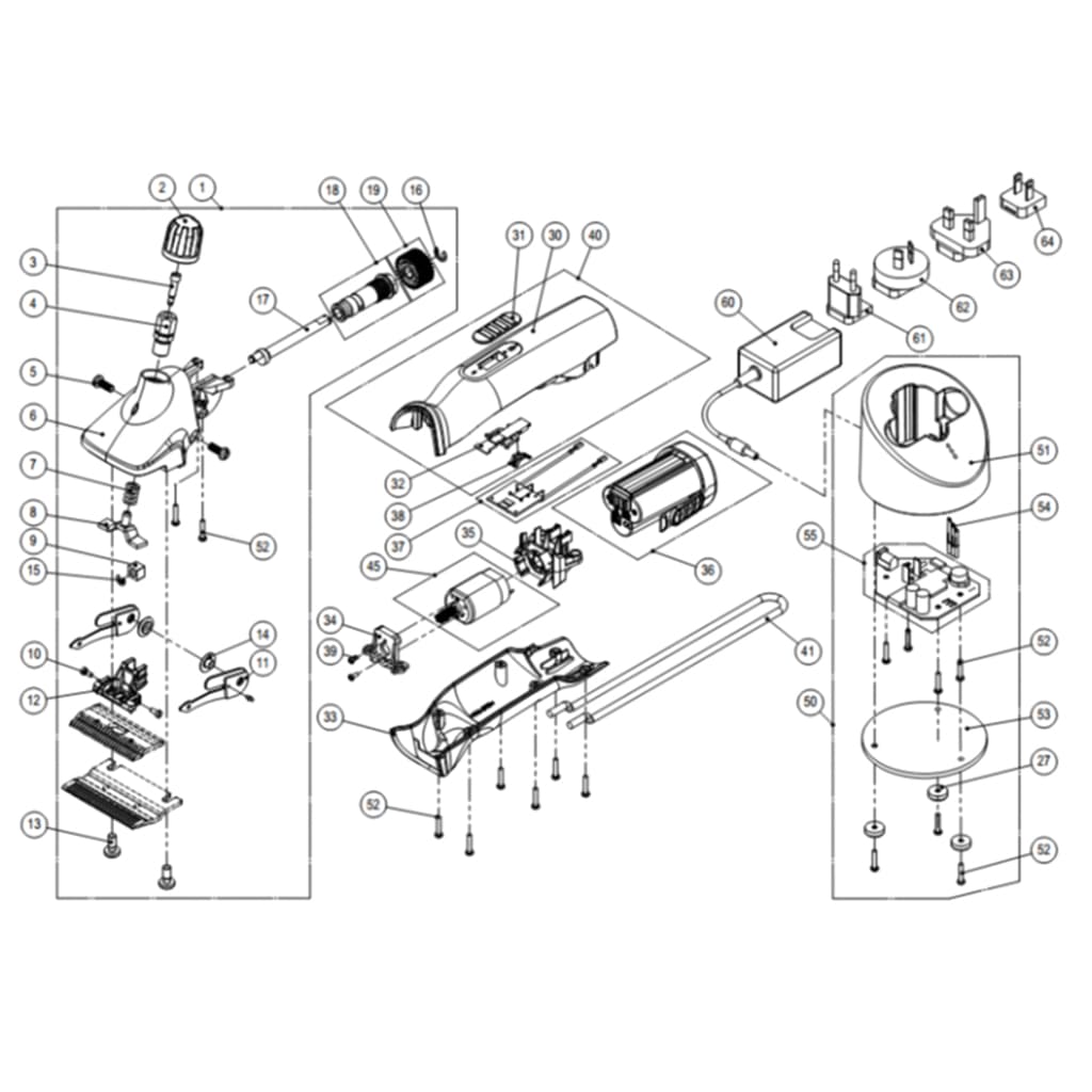 Spare part image Motorhalterung vorne für Heiniger Xplorer