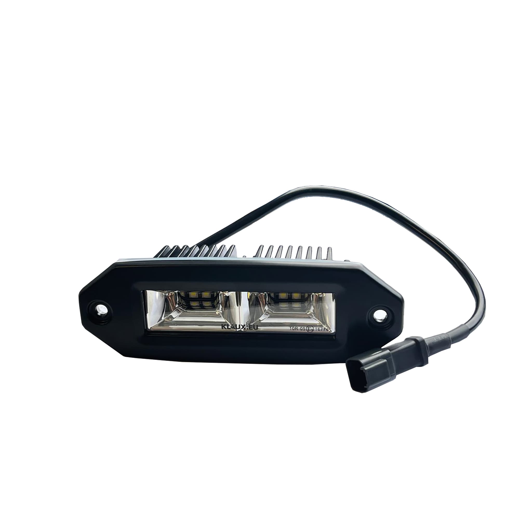 Spare part image Einbau-Arbeitsleuchte für Klauenpflegestand Chrome/Rodium